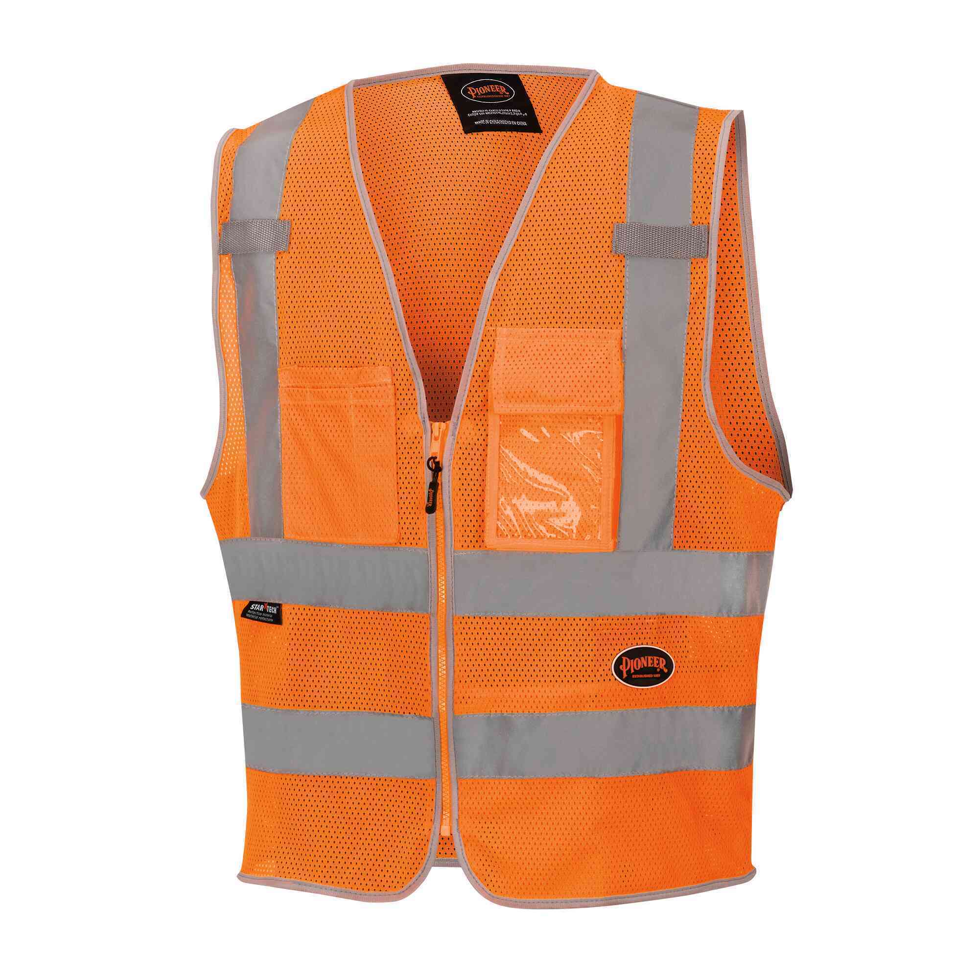Pioneer Mesh 8-Pocket Safety Vest
